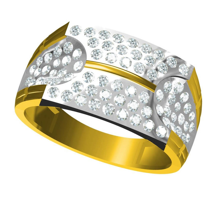 916 CZ DIAMOND GOLD RING