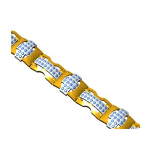 916 cz diamond gold bracelet