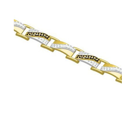 916 cz diamond gold bracelet
