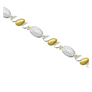 916 cz diamond gold bracelet