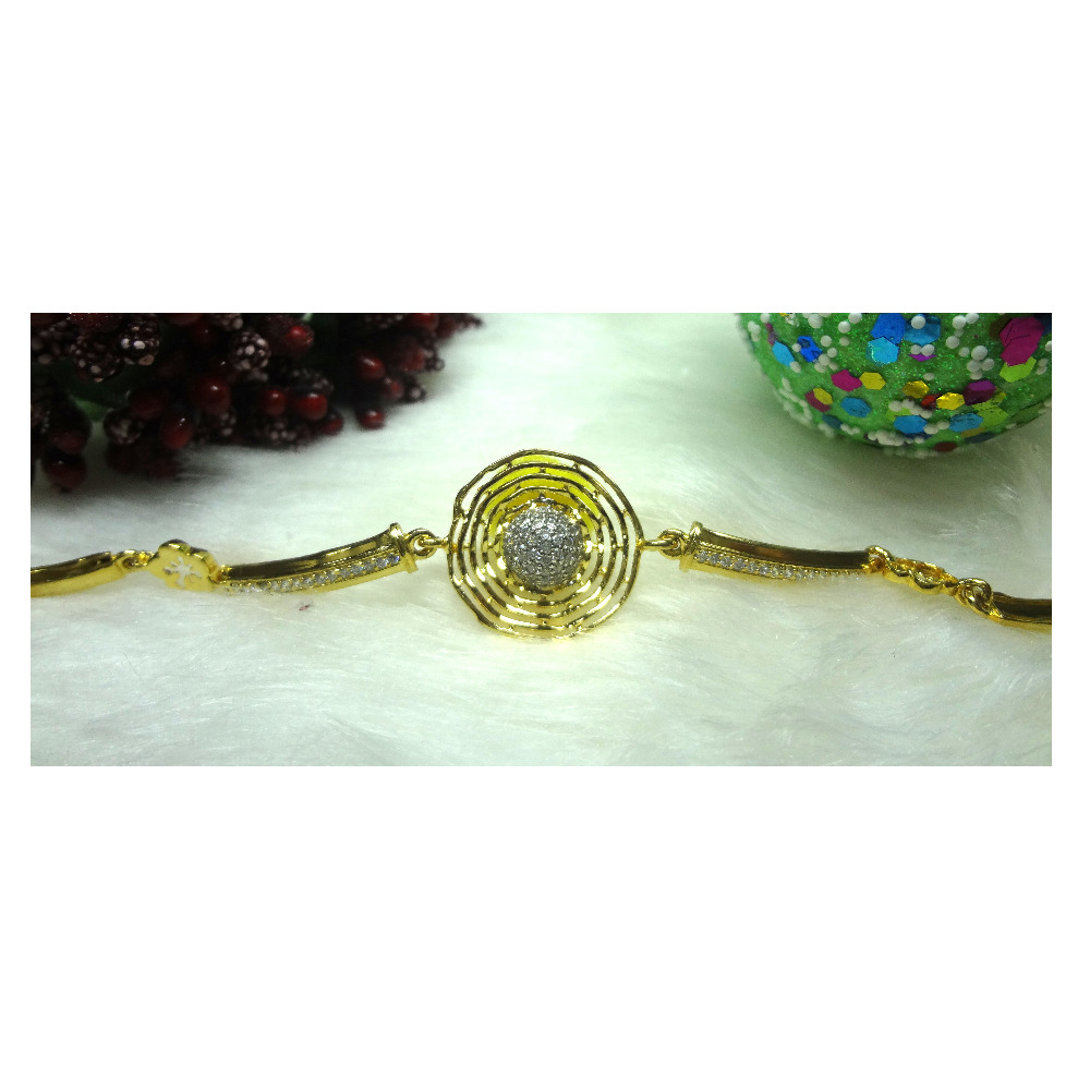916 gold cz diamond amazing ladies bracelet