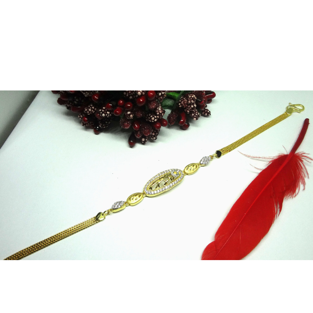 916 gold cz diamond amazing  ladies bracelet