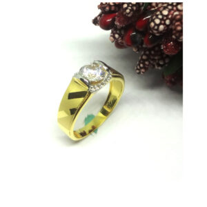 916 cz gold diamond ring