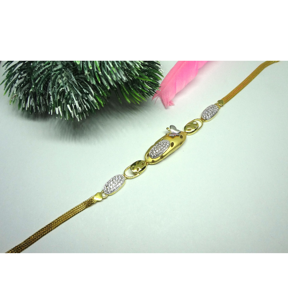 916 cz gold diamond bracelet