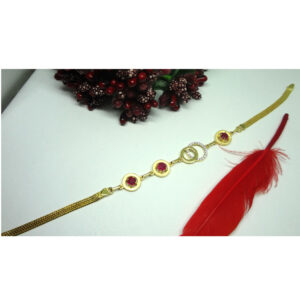 916 cz diamond gold bracelet