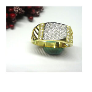 916 cz gold diamond ring