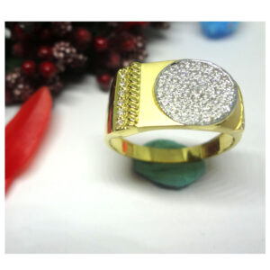 916 cz gold diamond ring