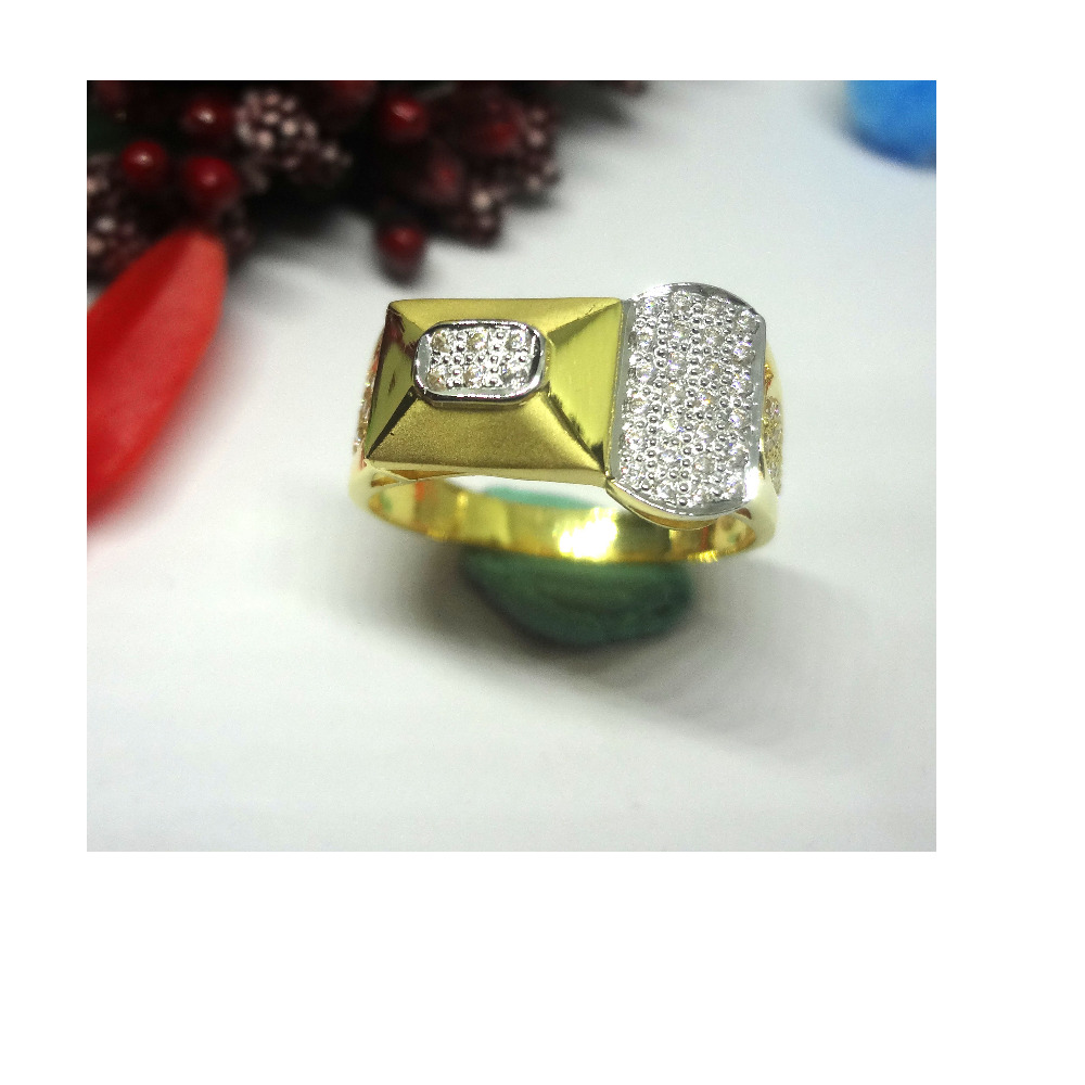 916 CZ GOLD DIAMOND RING