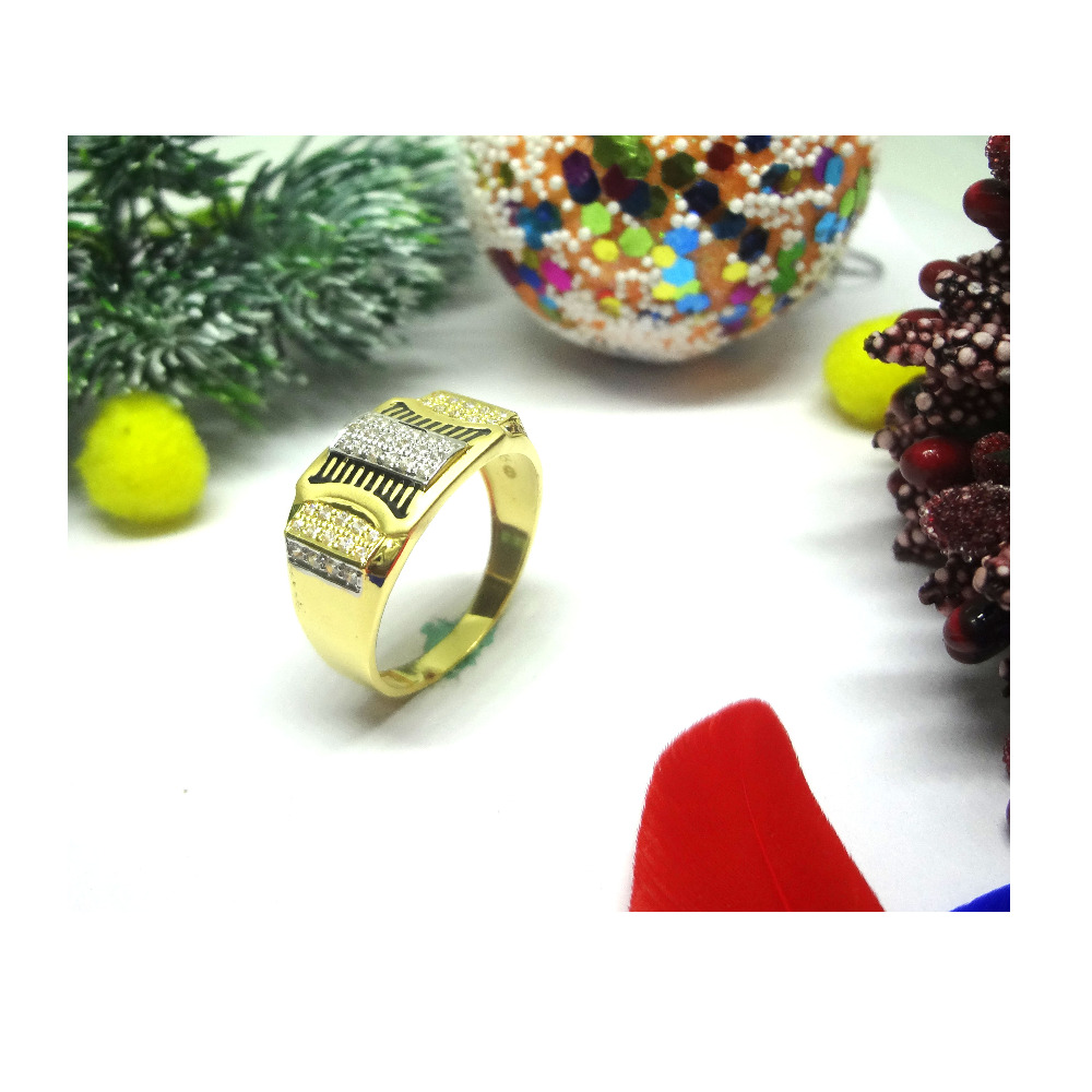 916 CZ GOLD DIAMOND RING