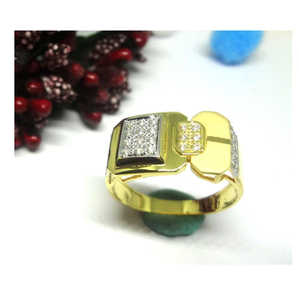 916 CZ GOLD DIAMOND RING