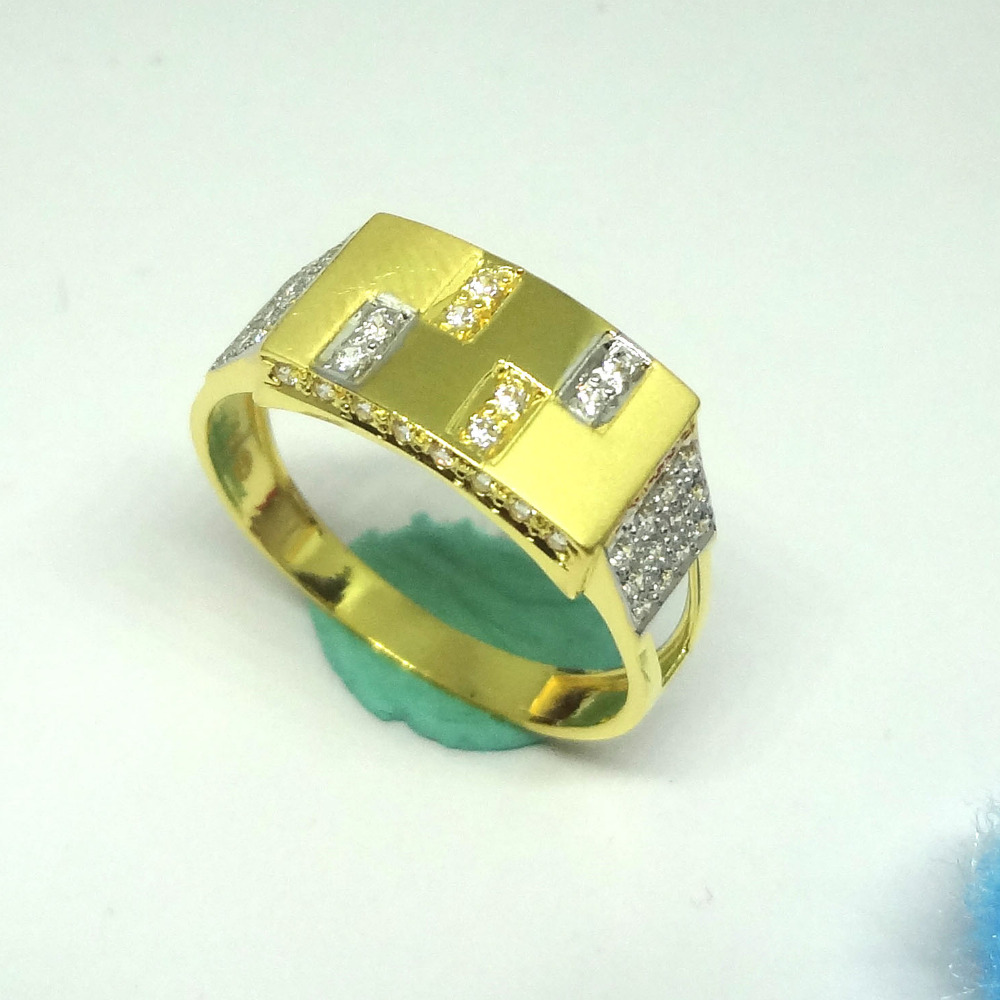 916 cz diamond gents ring
