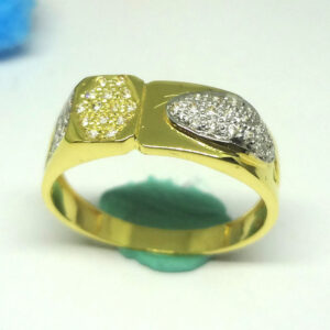 916 cz gold diamond ring