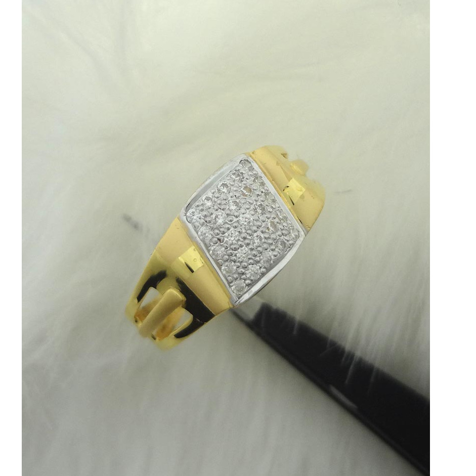 916 cz gold diamond ring