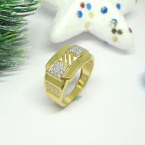 916 cz diamond gents ring