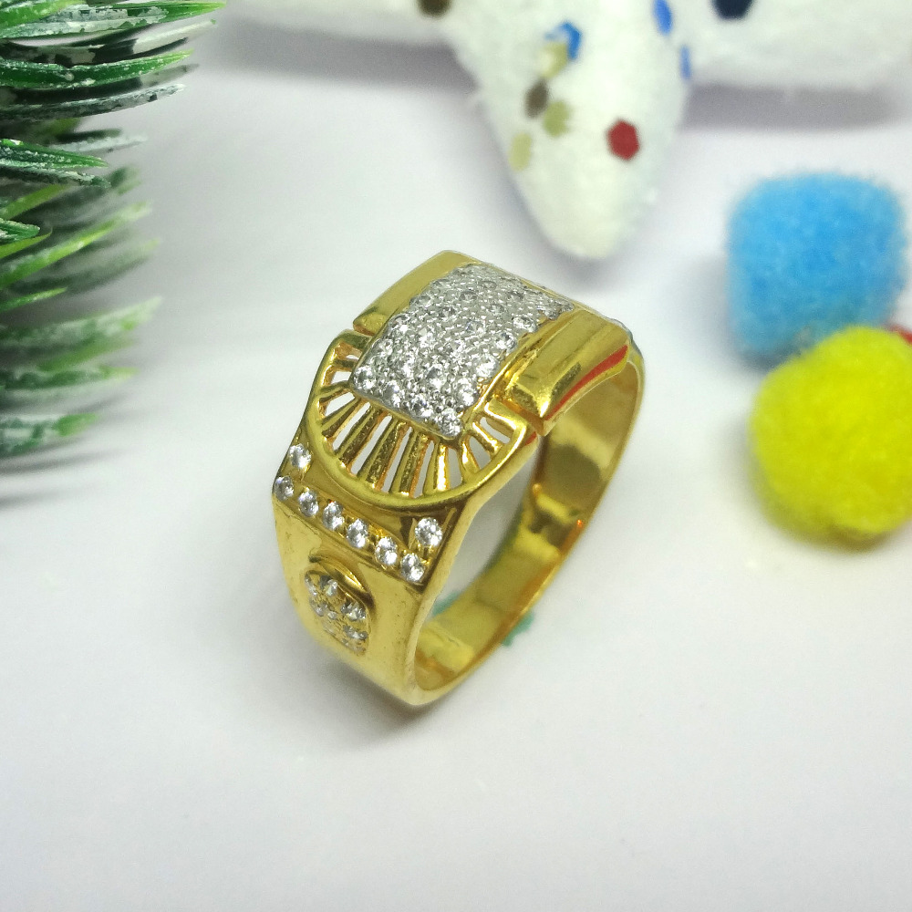 916 CZ GOLD DIAMOND RING
