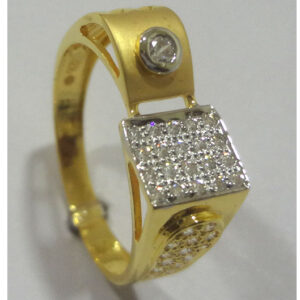 916 cz diamond gents ring