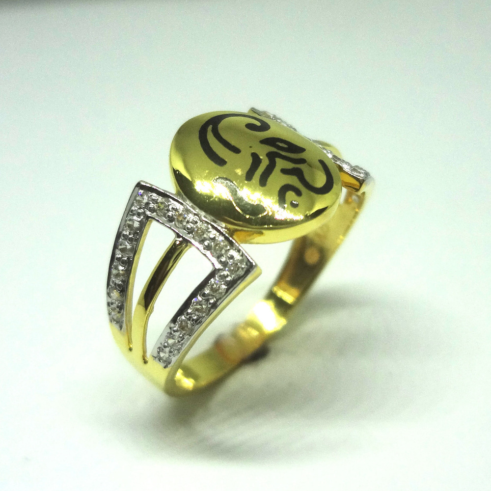 916 cz diamond gents ring