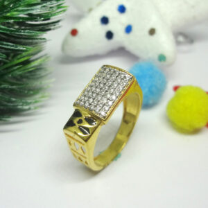 916 cz diamond gents ring