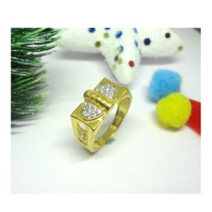 916 cz gold diamond ring