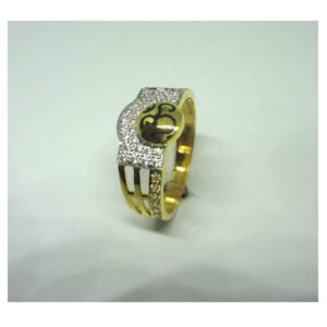 916 cz gold diamond ring