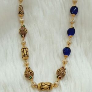 916 gold with pearl divine necklace