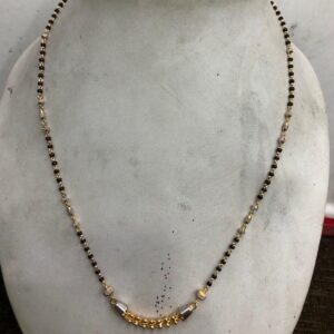 22kt gold with pearl anniversary mangalsutra