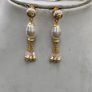 22k Gold Moti Dokiya Necklace Set