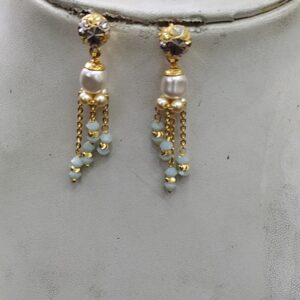22k Gold With Pearl Necklace Set