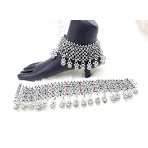 925 Silver antique Rajwadi Payal