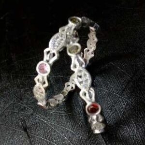 Silver Ladies Indian Fancy Bangle