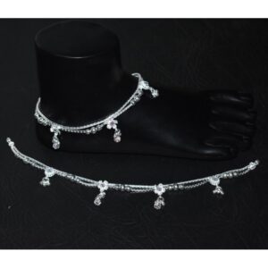 Fancy Silver Payal