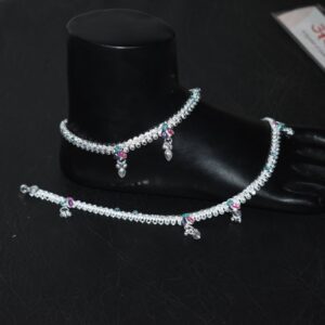 Silver Fancy D payal