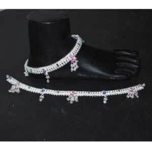 Silver Fancy D payal