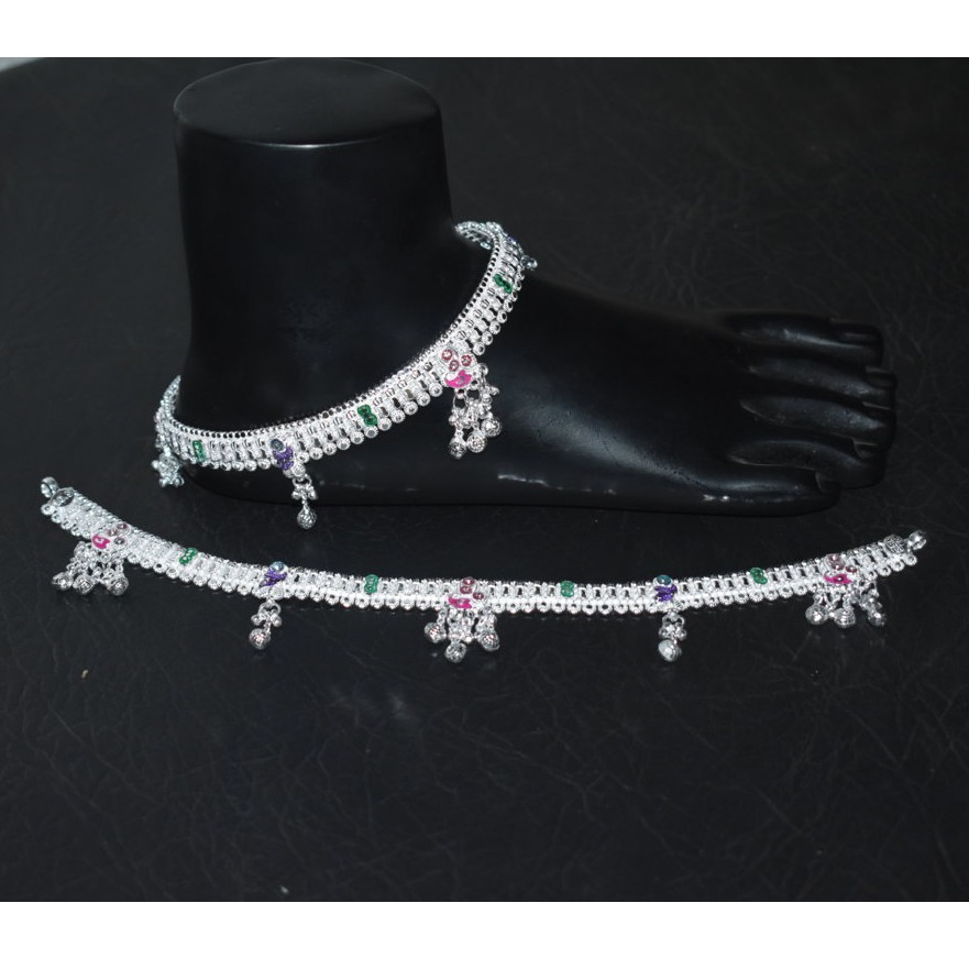 Silver Fancy D payal