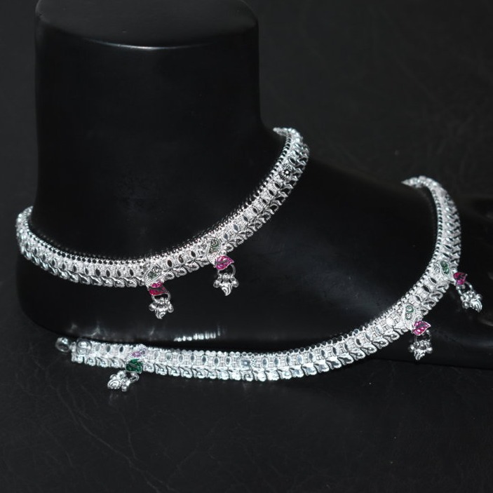 Silver Fancy D payal