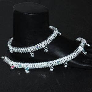 Silver Fancy D payal