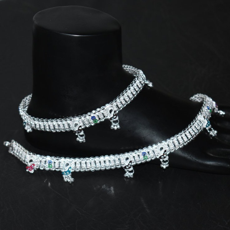 Silver Fancy D payal