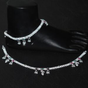 Silver Fancy D payal