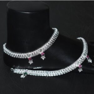Silver Fancy D payal