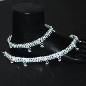 Silver Fancy D payal
