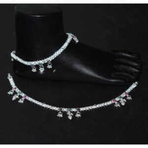 Silver Fancy D payal