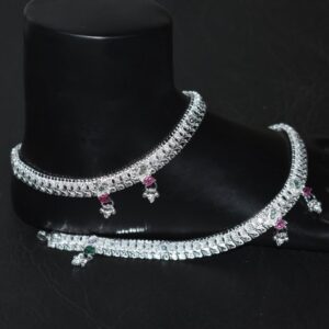 Silver Fancy D payal