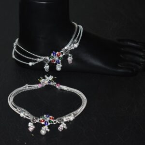 Silver Bombay Fancy D Payal