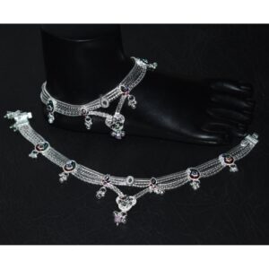 Fancy Silver  Payal