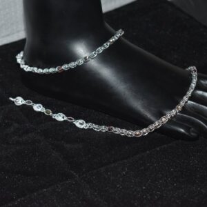Fancy Silver Anklets (Payal)