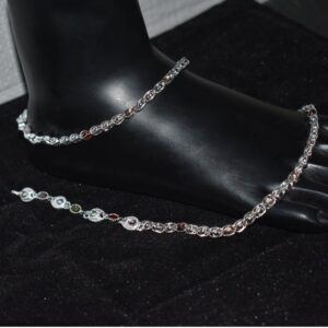 Fancy Silver Anklets (Payal)