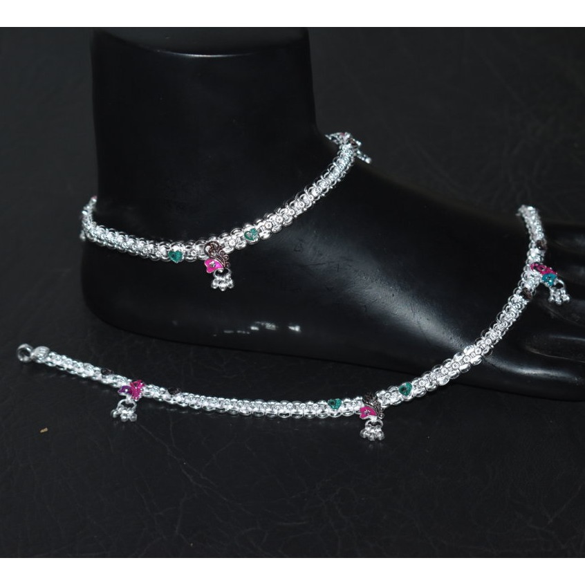 Fancy Silver D payal - Image 2