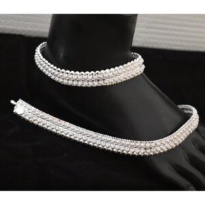 Fancy Silver D payal