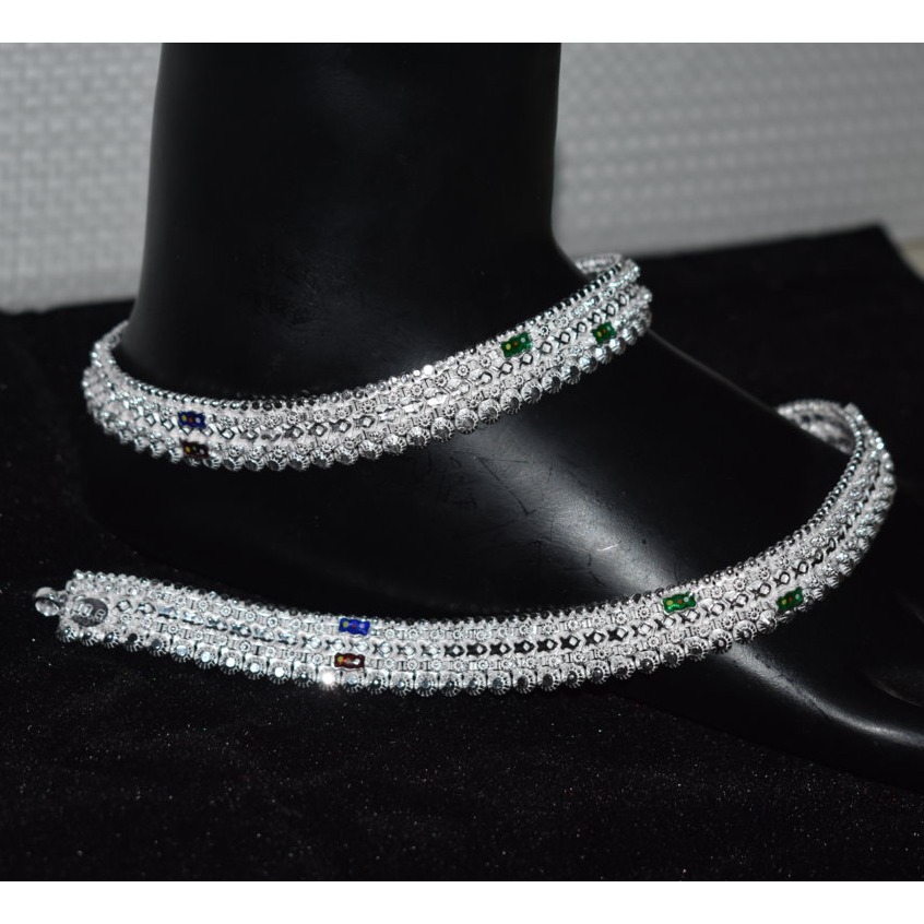 Fancy Silver D payal - Image 3