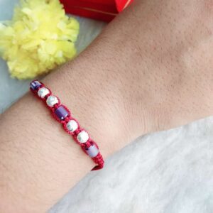 925 Silver Beads Rakhi